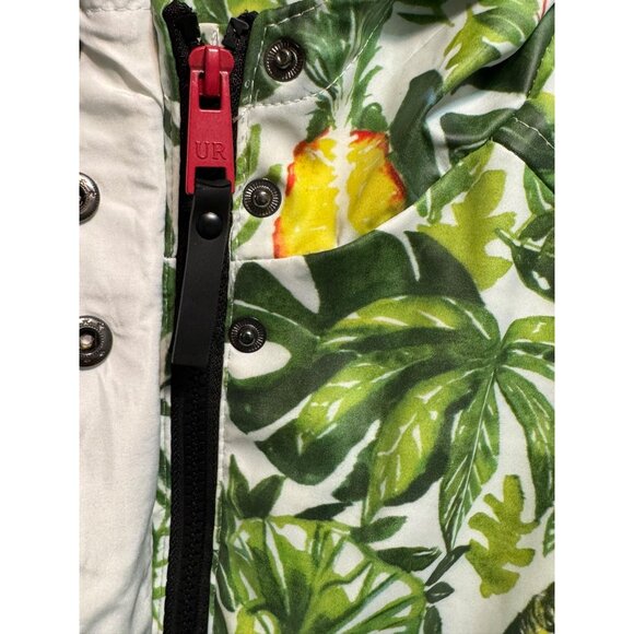 Urban Republic Girls Collection Waterproof Hooded Jacket W/ Tropical Lemon Print - Picture 11 of 14